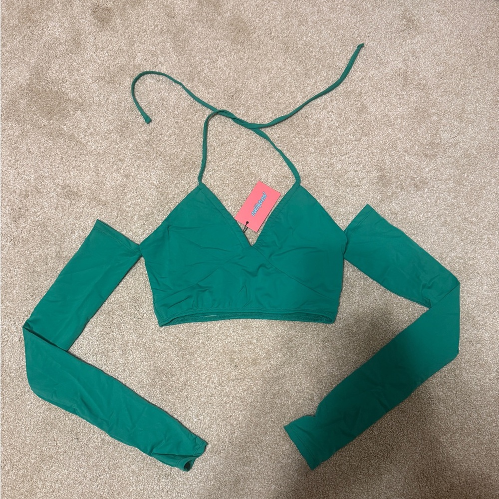 Edikted Green Crop Top